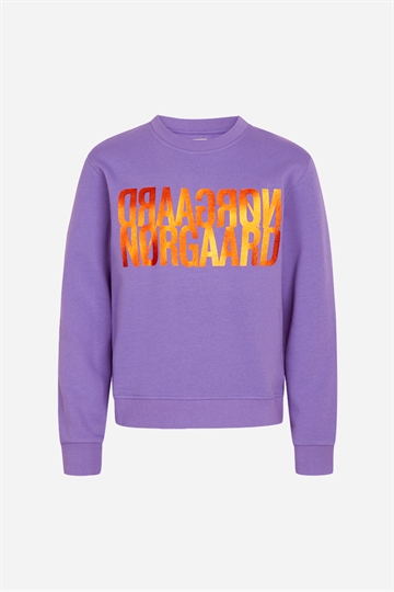 Mads Nørgaard Sweatshirt - Organic Talinka - Paisley Purple